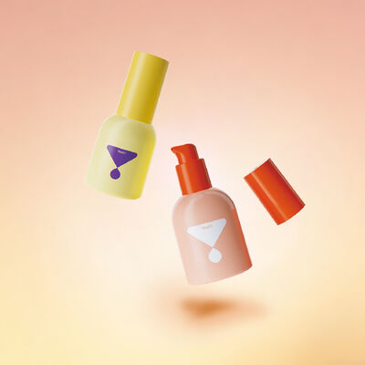 Airless Plastic Pump Bottles Cylinder Shape Empty GR257A